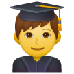 Estudante (homem) Emoji Samsung
