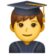 man-student Emoji samsung