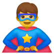 Super-héros homme Émoji Samsung