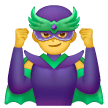 man-supervillain Emoji samsung