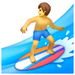 man-surfing Emoji samsung