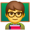 man-teacher Emoji samsung