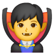 man-vampire Emoji samsung