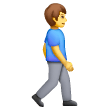 man-walking-facing-right Emoji samsung