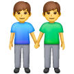 men-holding-hands Emoji samsung