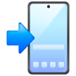 mobile-phone-with-arrow Emoji samsung