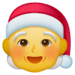 Babbo Natale neutrale Emoji Samsung