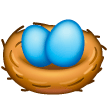 nest-with-eggs Emoji samsung