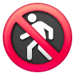no-pedestrians Emoji samsung