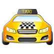 Heranfahrendes Taxi Emoji Samsung