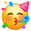 partying-face Emoji samsung