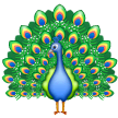 peacock Emoji samsung