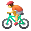 person-biking Emoji samsung