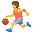 Jogador de basquetebol Emoji Samsung