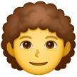 person-curly-hair Emoji samsung