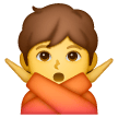 person-gesturing-no Emoji samsung