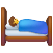 🛌 Persona durmiendo Emoji en Samsung