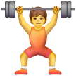 person-lifting-weights Emoji samsung