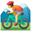 person-mountain-biking Emoji samsung