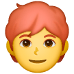 person-red-hair Emoji samsung