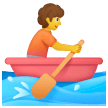 🚣 Persona remando en una barca Emoji en Samsung