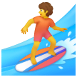 Person Surfing Emoji on Samsung Phones