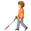 person-with-white-cane Emoji samsung