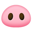 Nariz de porco Emoji Samsung