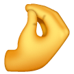 pinched-fingers Emoji samsung