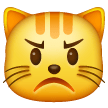 pouting-cat Emoji samsung