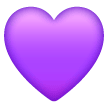 purple-heart Emoji samsung