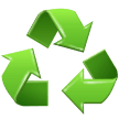 Recycling Symbol Emoji on Samsung Phones