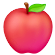 Manzana roja Emoji Samsung