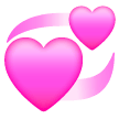 revolving-hearts Emoji samsung