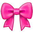 🎀 Pinke Schleife Emoji auf Samsung