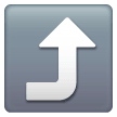right-arrow-curving-up Emoji samsung