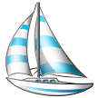 ⛵ Barco à vela Emoji nos Samsung