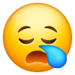 Müdes Gesicht Emoji Samsung