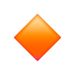 small-orange-diamond Emoji samsung