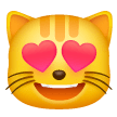 Smiling Cat With Heart Eyes Emoji Meaning In Texting Copy Paste