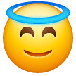 smiling-face-with-halo Emoji samsung