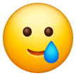 smiling-face-with-tear Emoji samsung