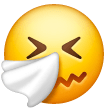 Cara estornudando Emoji Samsung