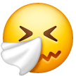 sneezing-face Emoji samsung