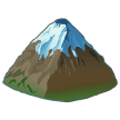 Montanha com o topo coberto de neve Emoji Samsung