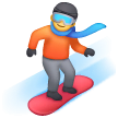 snowboarder Emoji samsung