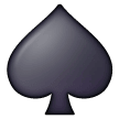 spade-suit Emoji samsung