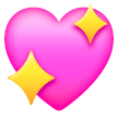 sparkling-heart Emoji samsung