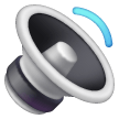 speaker-medium-volume Emoji samsung
