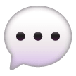 Speech Balloon Emoji on Samsung Phones
